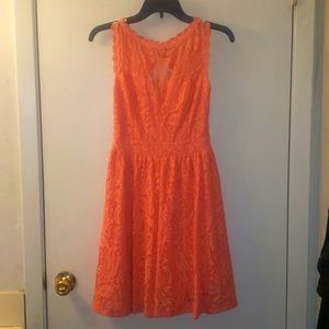 Peach dress size small